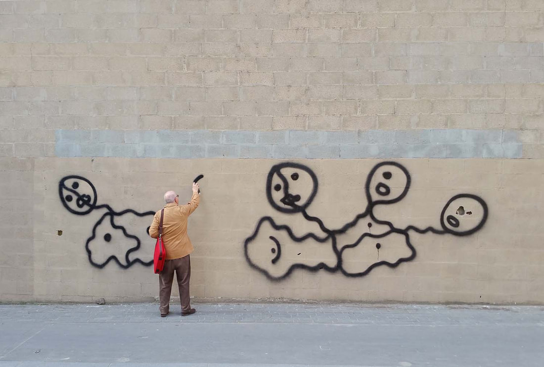 Tableau Banksy Evasion Urbaine, Street Art