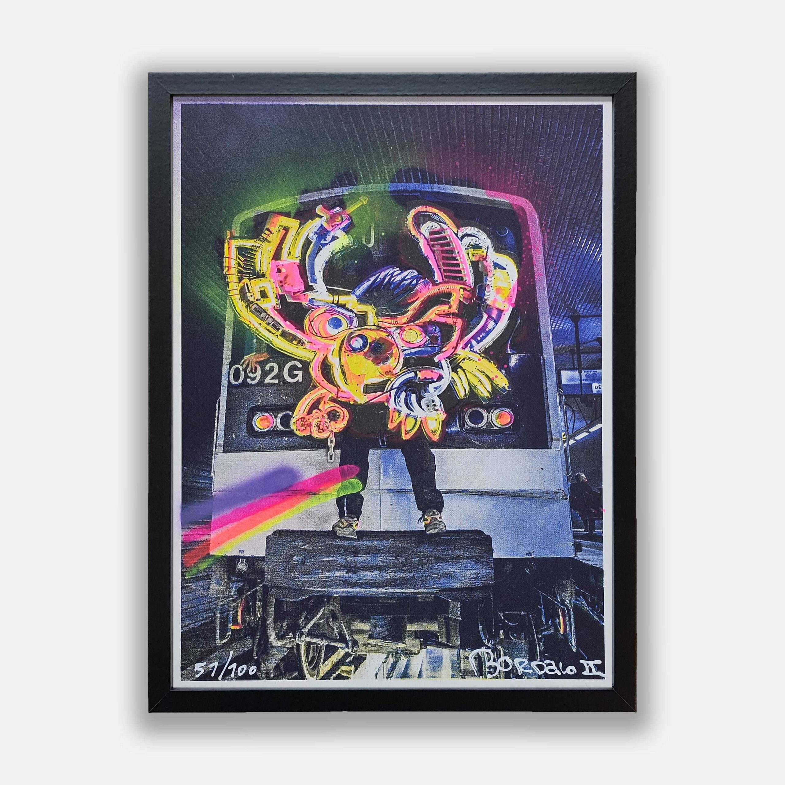 Bordalo II - Print Lighted Raven