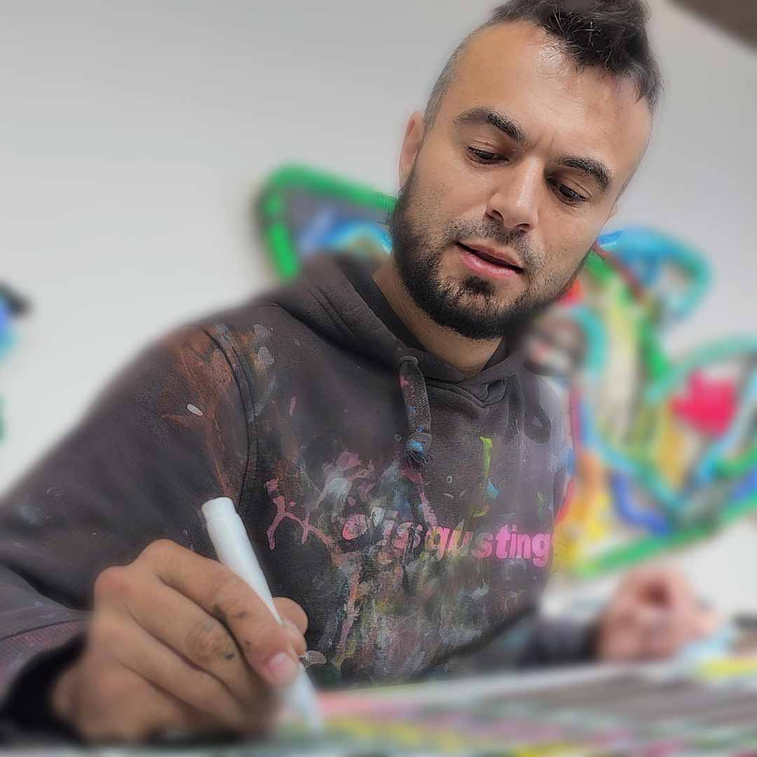 Bordalo II - Print Lighted Raven – Image 2