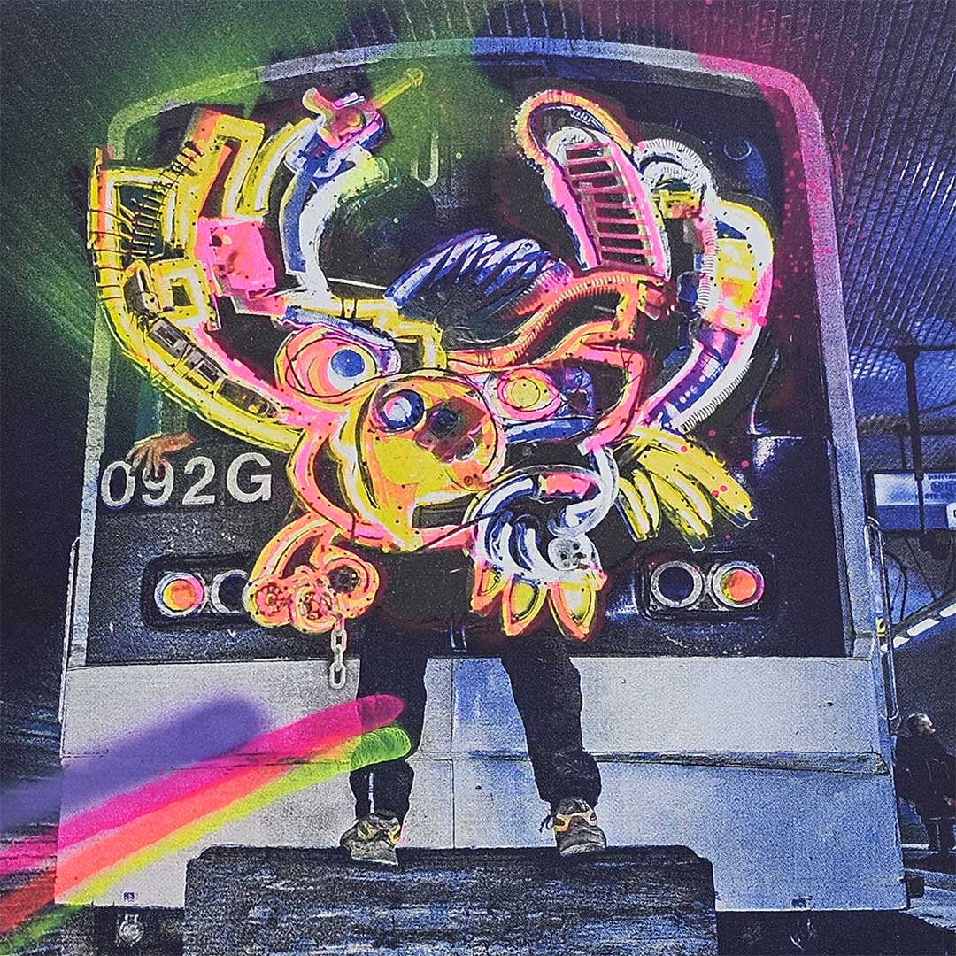 Bordalo II - Print Lighted Raven – Image 3