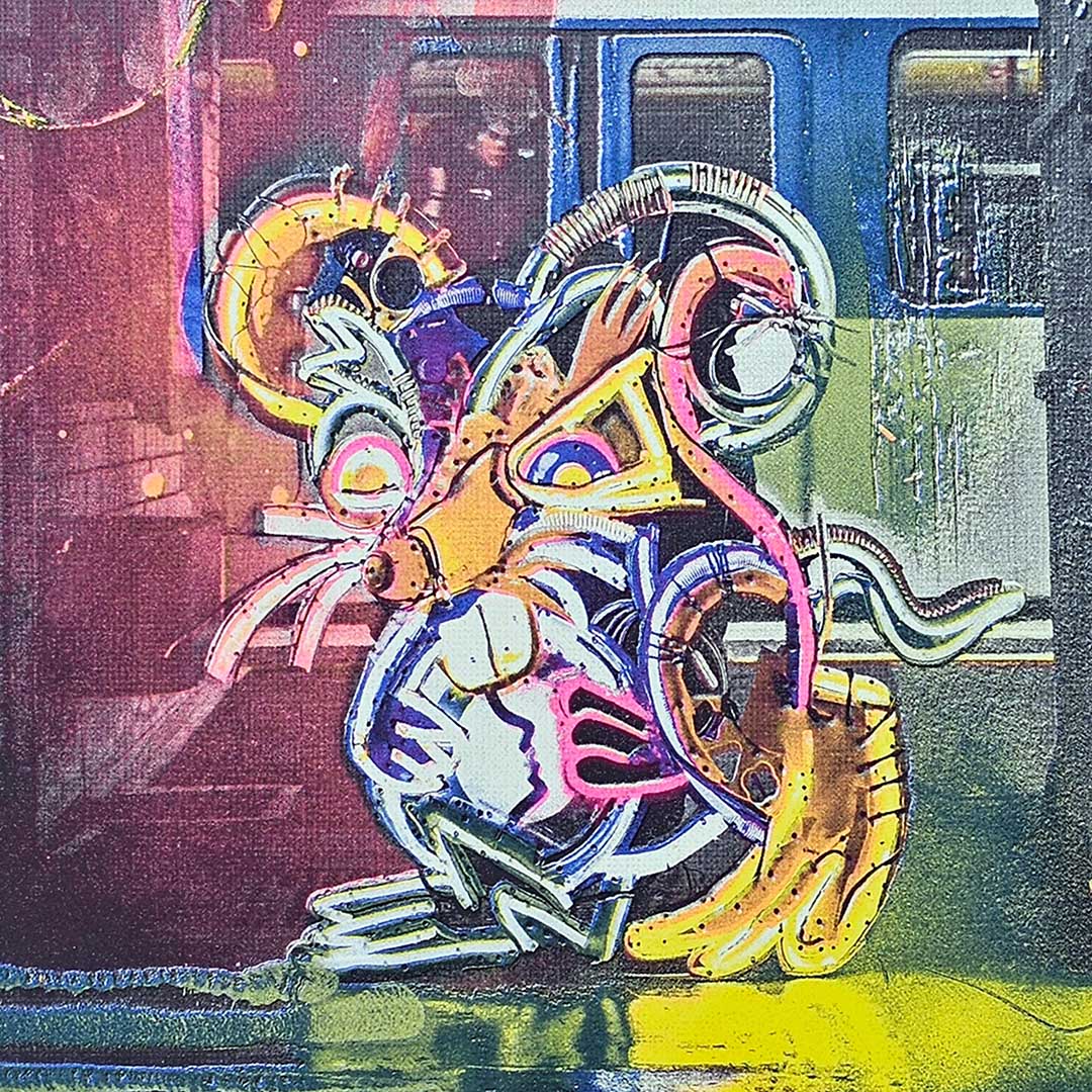 Bordalo II - Print Lighted Rat – Image 2