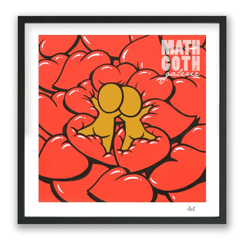 print Extase de l'artiste JACE, édité par la galerie Mathgoth (Paris)